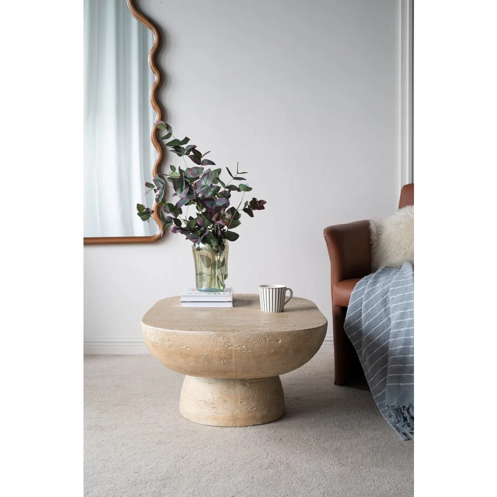 LOGAN CEMENT COFFEE TABLE - Furniture > Living Room >