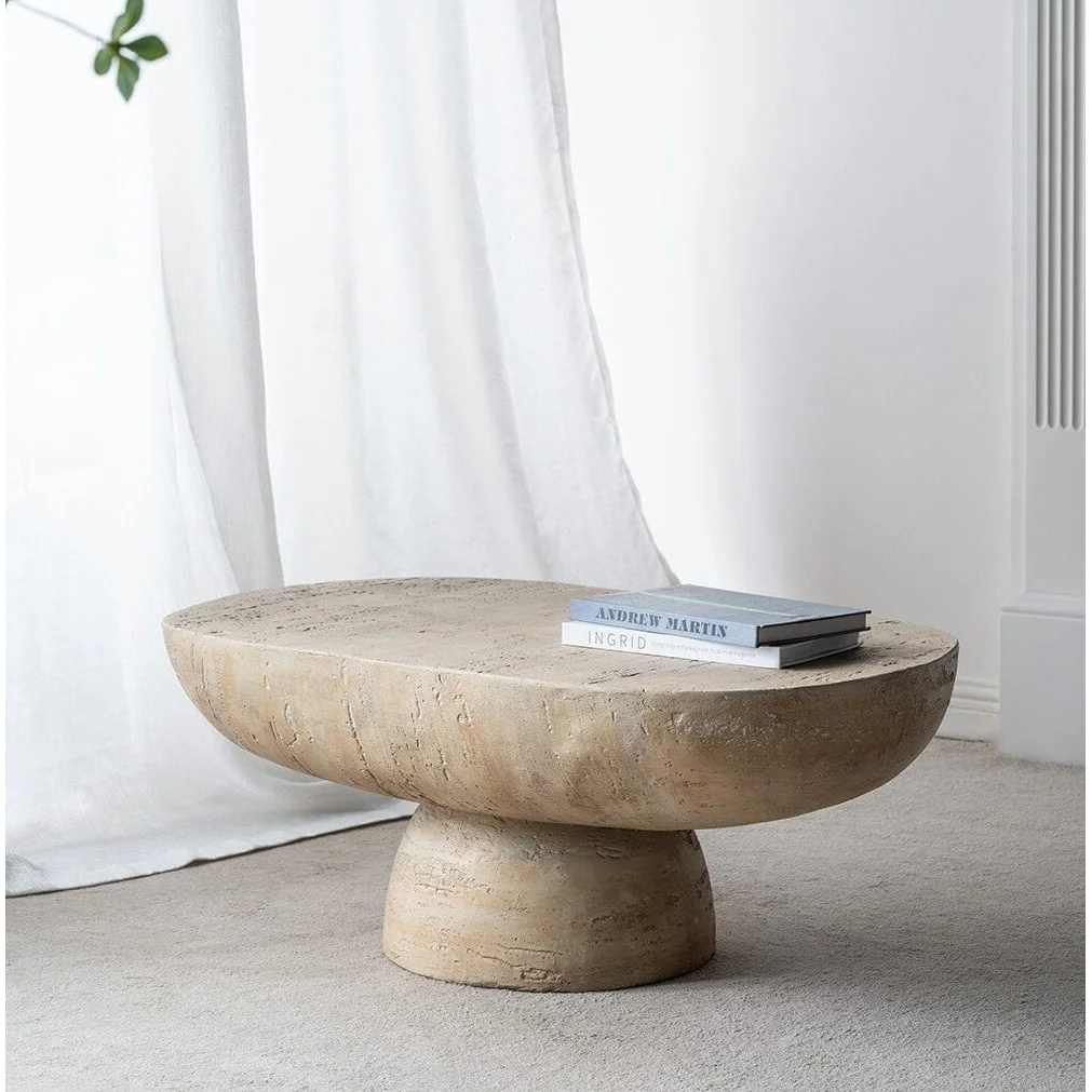 LOGAN CEMENT COFFEE TABLE - Furniture > Living Room >
