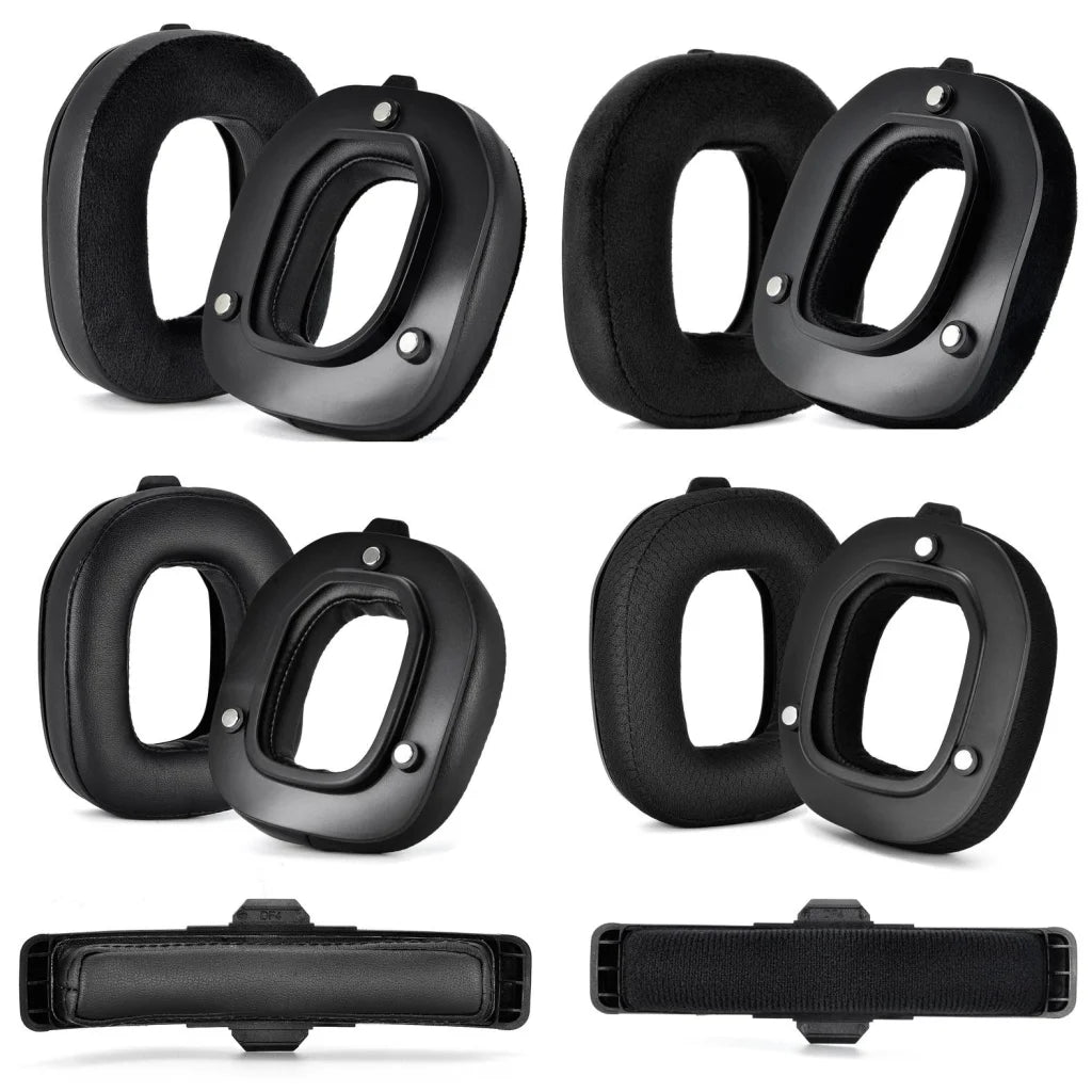 Logitech A50 Gen4 Headset Replacement - 2 Velvet Earmuffs-1922443395201110017