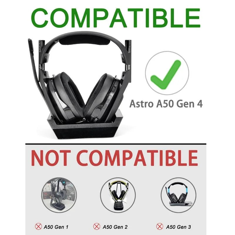 Logitech A50 Gen4 Headset Replacement Earmuffs - 2Pcs Protein Leather-1922443392319623171