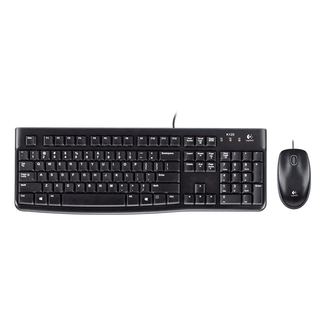 Logitech Desktop MK120 Keyboard and Mouse - 920-002586