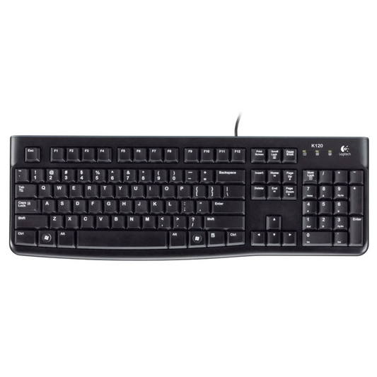 Logitech K120 USB Keyboard - 920-002582 - Computer