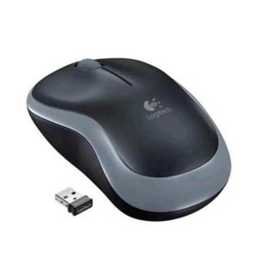 Logitech M185 Wireless Mouse Nano Receiver Grey 1-Year