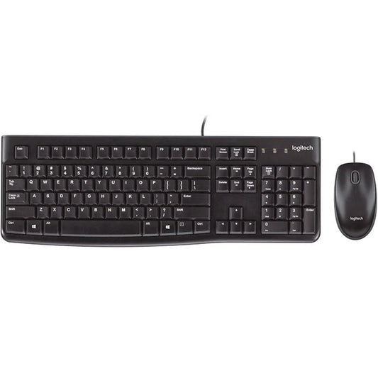 LOGITECH MK120 Keyboard & Mouse Combo Quiet Typing