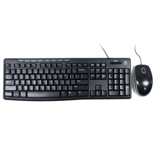 Logitech MK200 Media Keyboard Mouse - 920-002693 - Computer