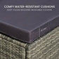 LONDON RATTAN 3 Seater Modular Outdoor Lounge Setting incl.