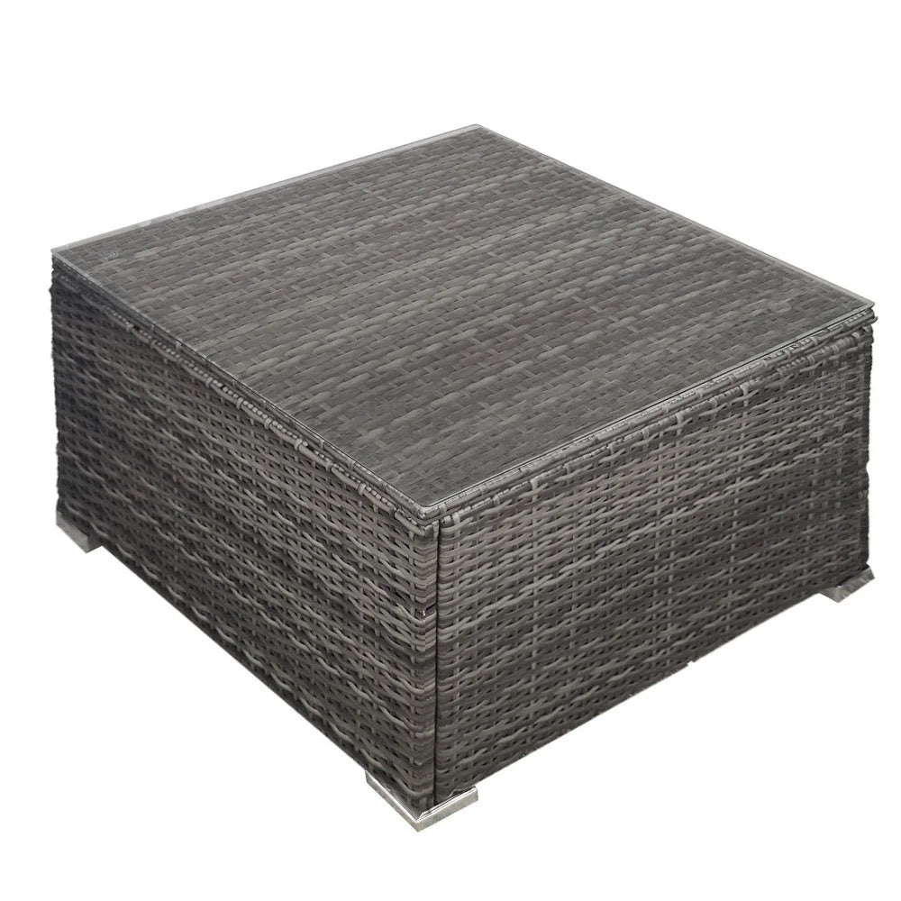 LONDON RATTAN Outdoor Wicker Coffee Table Patio Furniture 1