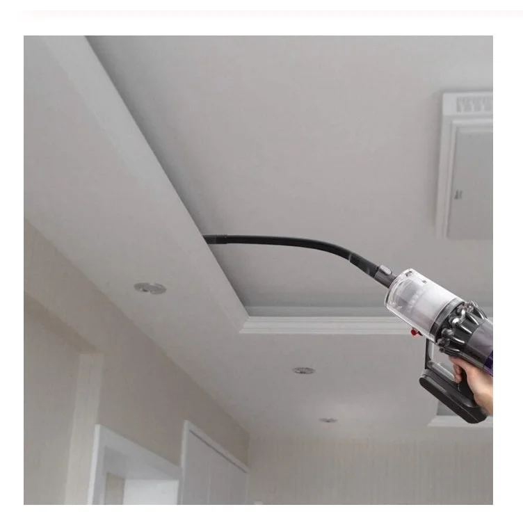 Long flexible crevice with side profile shown