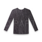 Long Sleeve STRETCH MESH TOP Round Neckline Blouse Shirt