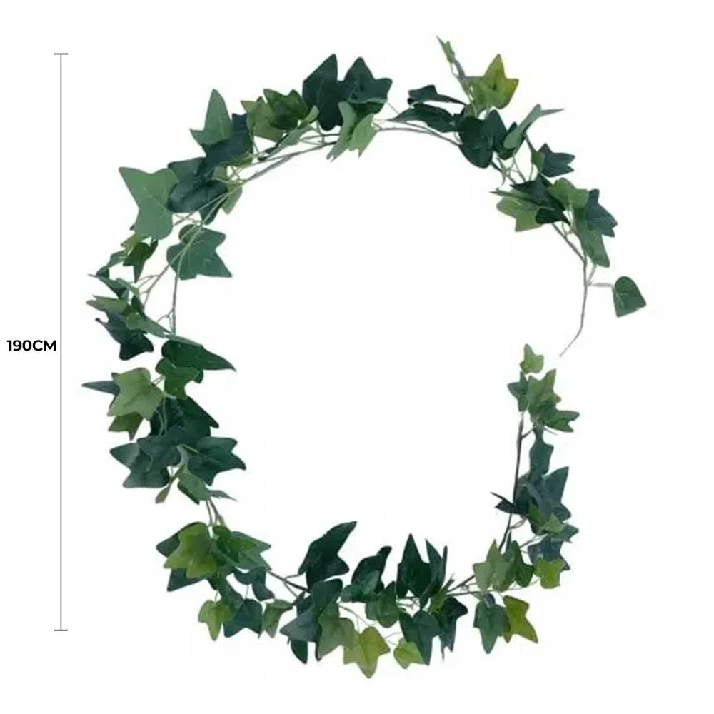 Long Two-Tone Ivy Garland 190cm - Home & Garden >