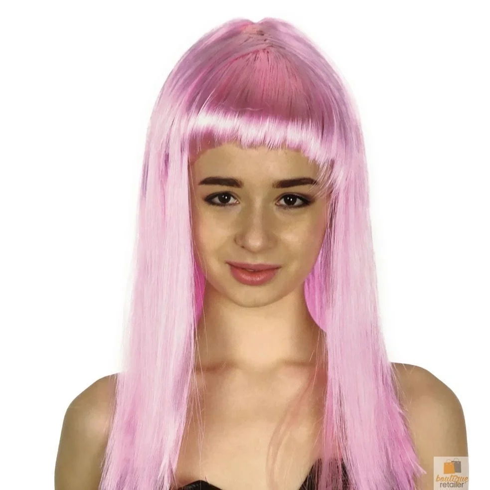 LONG WIG Straight Party Hair Costume