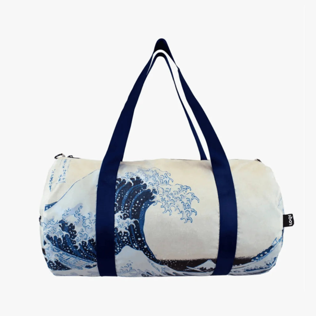 LOQI Katsushika Hokusai The Great Wave Recycled Weekender-1973194237344354304