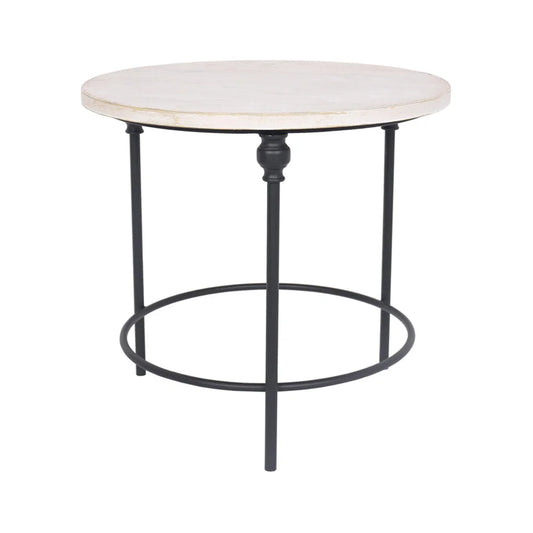 Lorette French Round Occasional Table 56cm - Furniture >