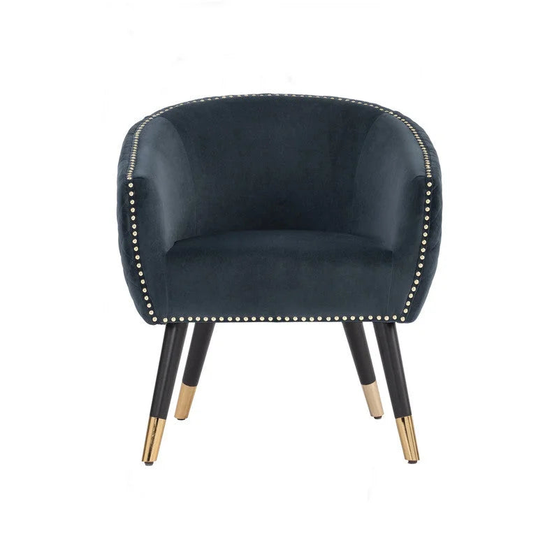 Lounge Chair Accent Tub Chair Deniz - Blue - Furniture