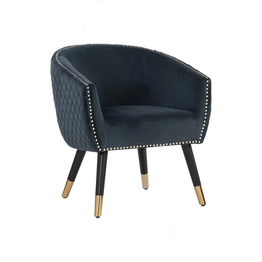 Lounge Chair Accent Tub Chair Deniz - Blue - Furniture