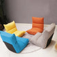 Lounge Floor Recliner Premium Adjustable Lazy Sofa Bed Folding Game Chair - Blue