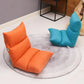 Lounge Floor Recliner Set of 4 Premium Adjustable Lazy Sofa Bed Folding Game Chair - Blue