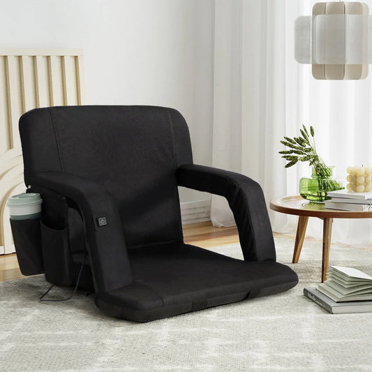 Lounge Sofa Bed with Armrest Heated