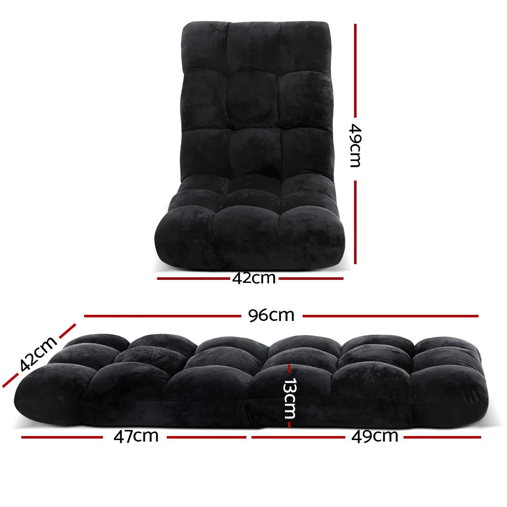 Lounge sofa floor with handles, panels and accessory pieces