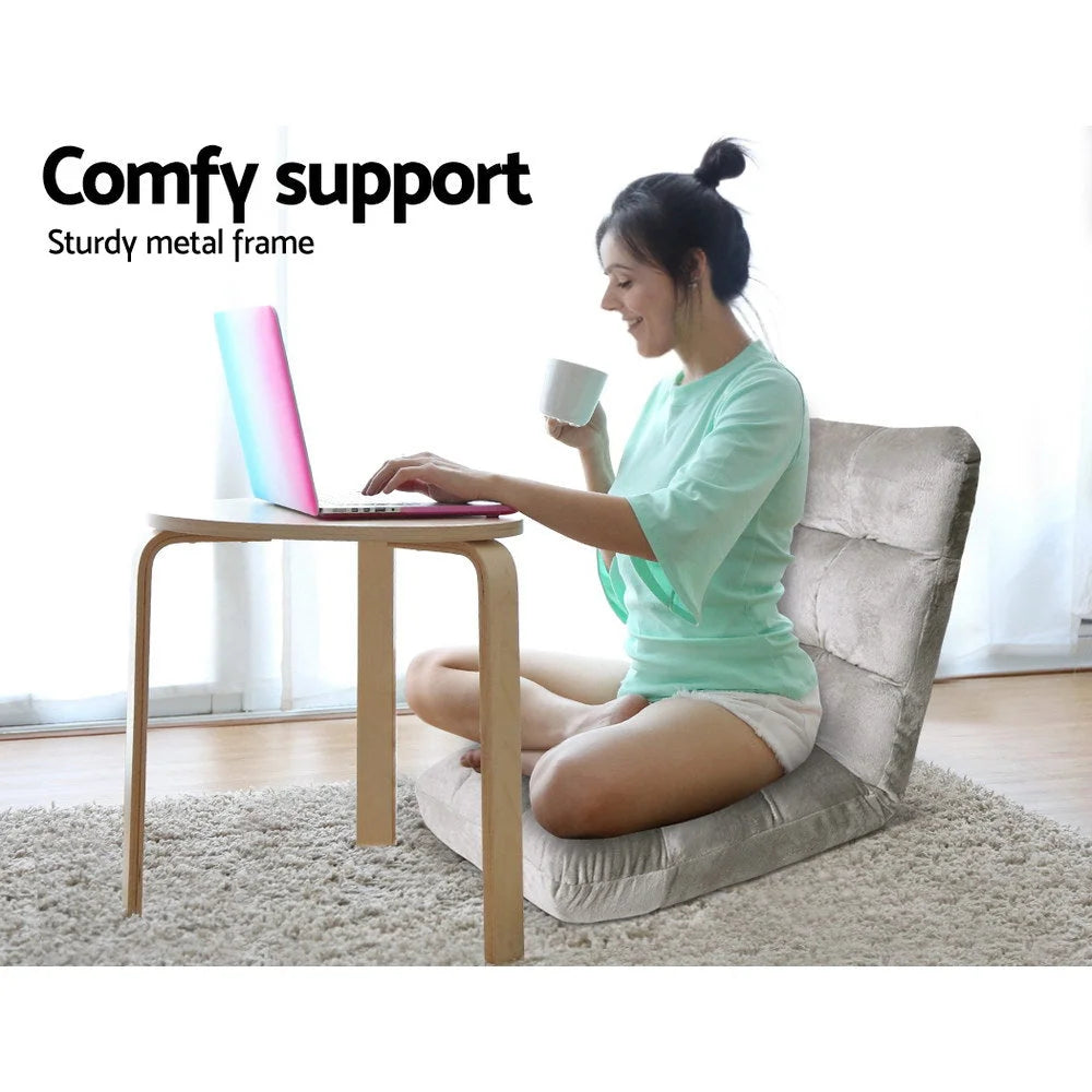 Lounge Sofa Floor Recliner Futon Chaise Folding Couch