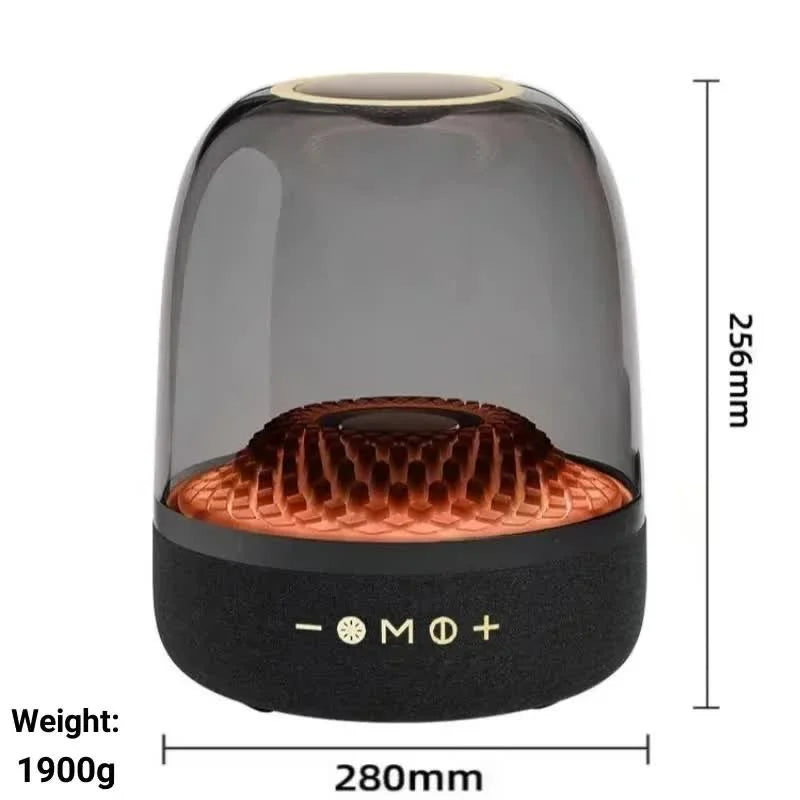 LP90 White 360° Bluetooth Home Theater Speaker With Two