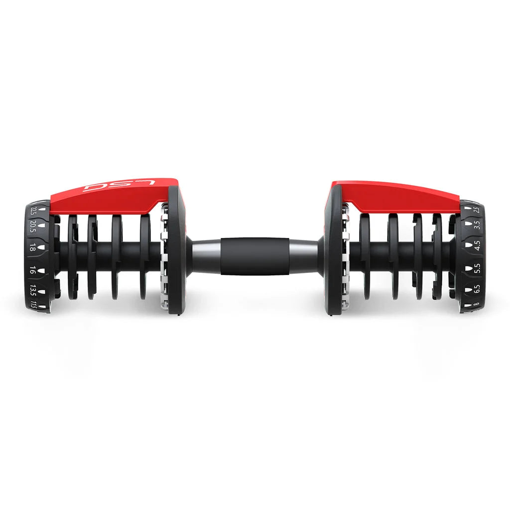 LSG Adjustable Dumbbells Set Pair (2.5kg-24kg) - Sports &