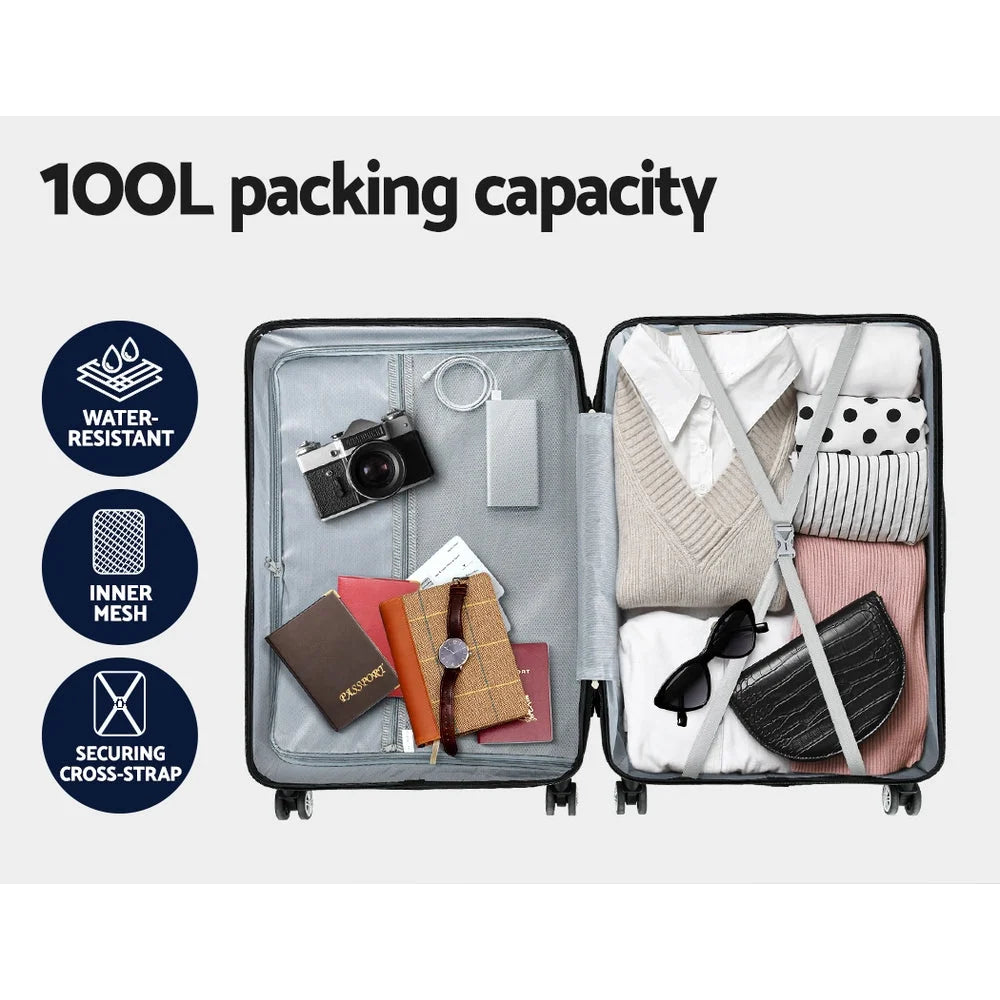 Luggage Travel Suitcase 28’’ TSA Carry-On Hard Case - Light