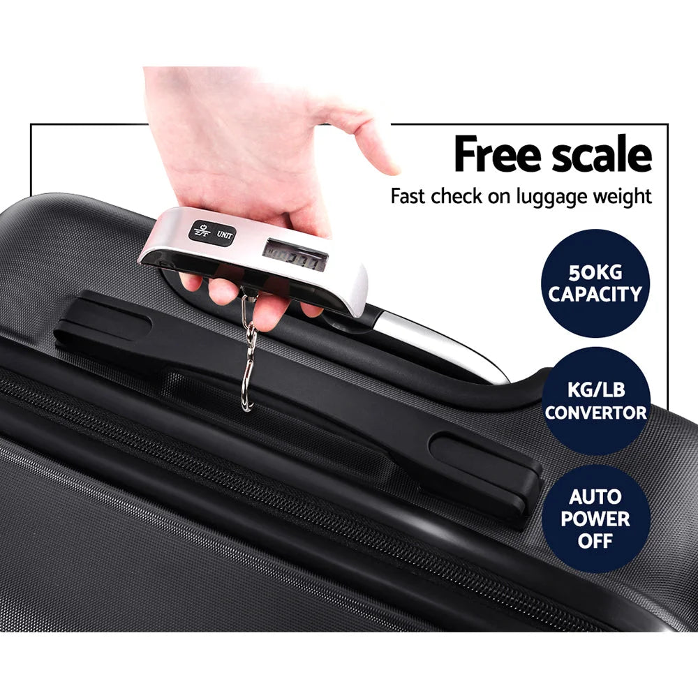 Luggage Travel Suitcase Set 28’’ Trolley Hard Case Strap