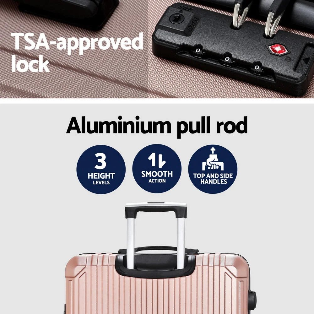 Luggage Travel Suitcase Set 28’’ TSA Carry On Hard Case