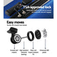 Luggage Travel Suitcase Set 2PC Trolley TSA Lock Bonus