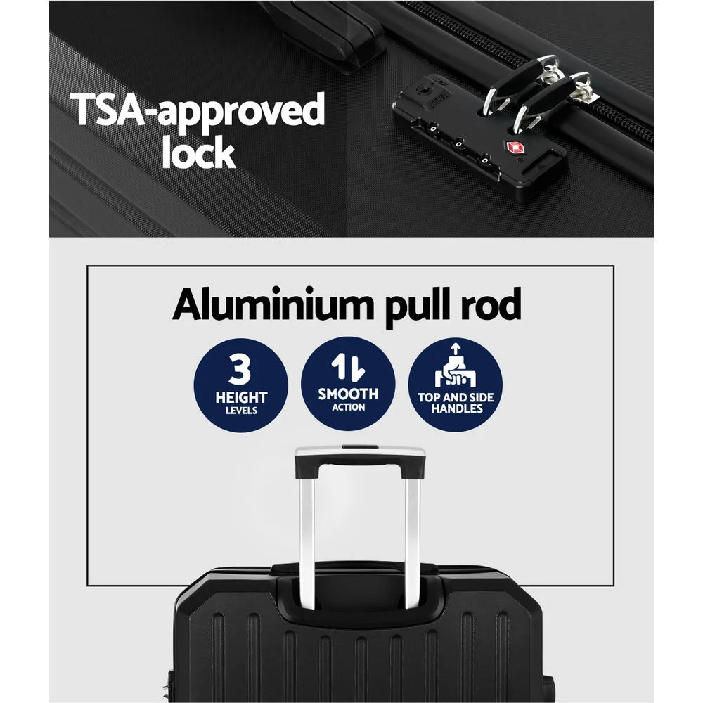 Luggage Trolley 28’’ 75CM Travel Suitcase TSA Hardshell