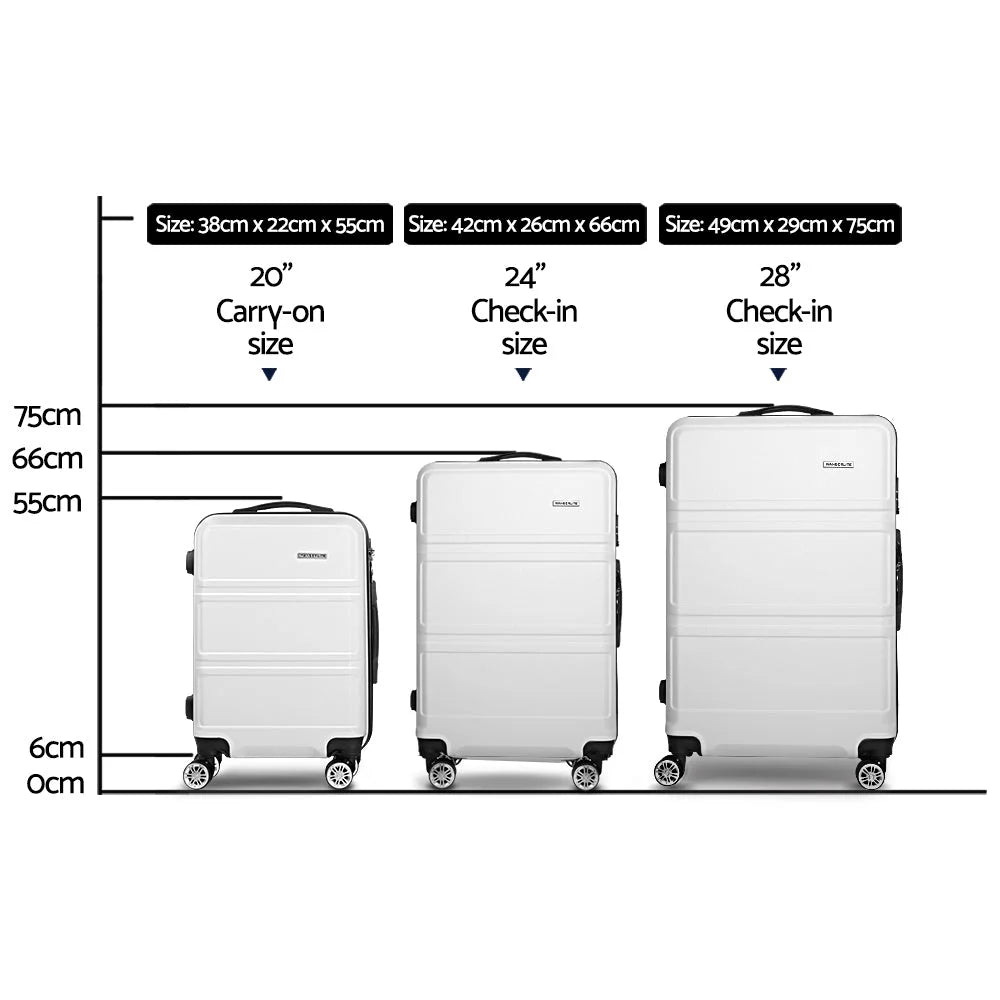White storage trolley with handle rail and storage shelves