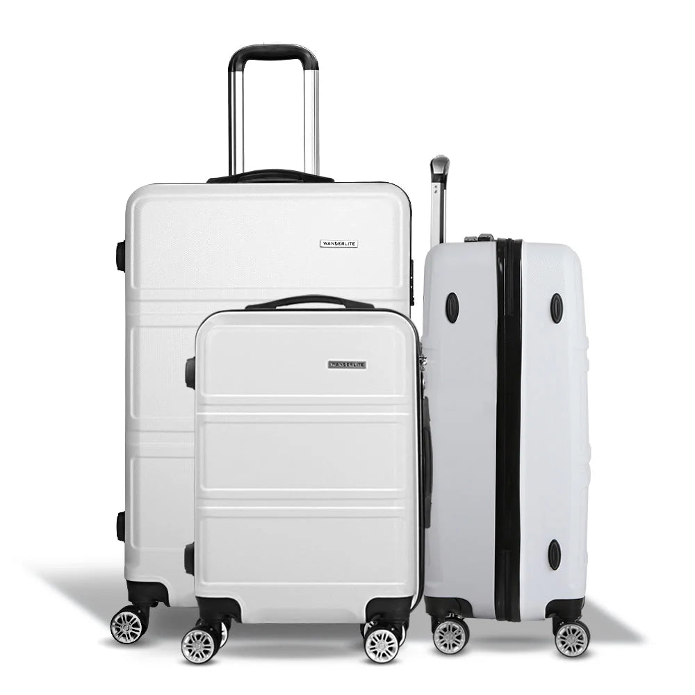 White storage trolley with portable shelves and caster wheels