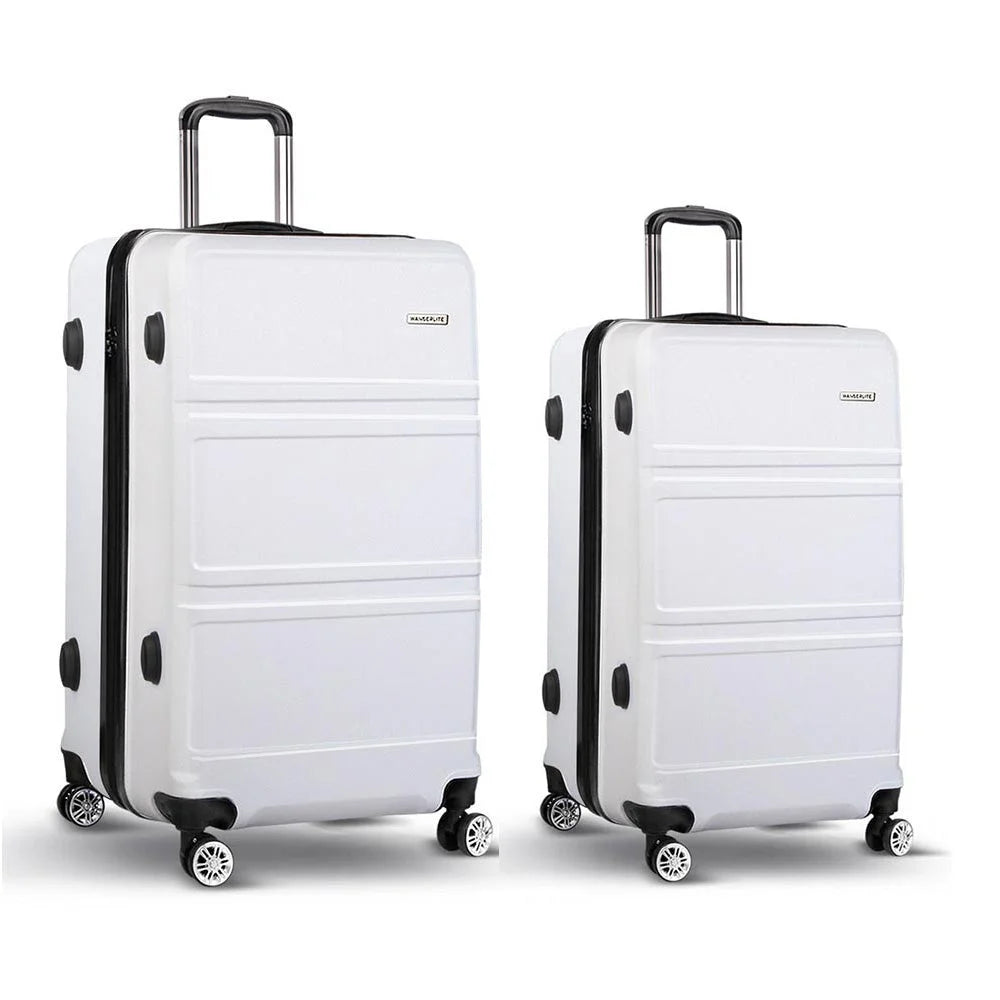 White trolley with shelves and rolling wheels