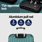 Trolley with luggage travel suitcase carry storage