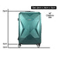 75cm trolley with side supports and structural rails