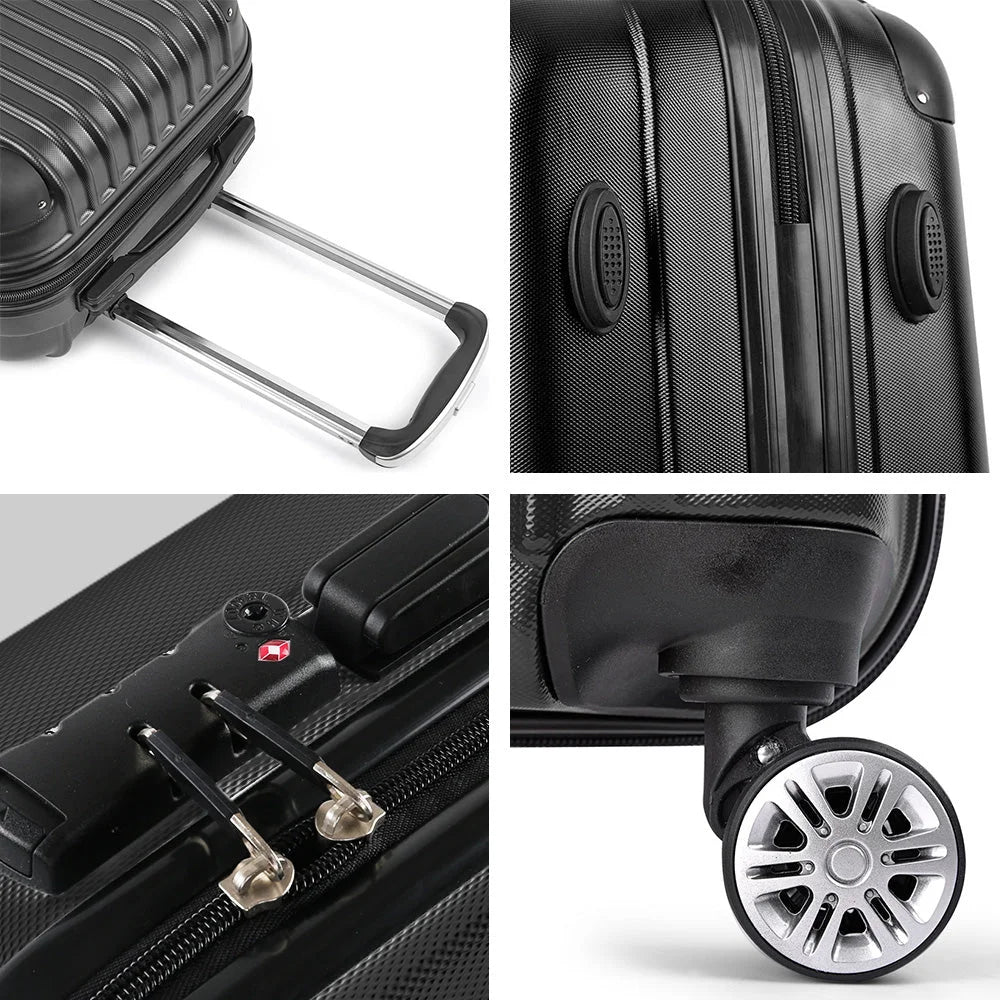 Trolley with inch luggage suitcase travel hard
