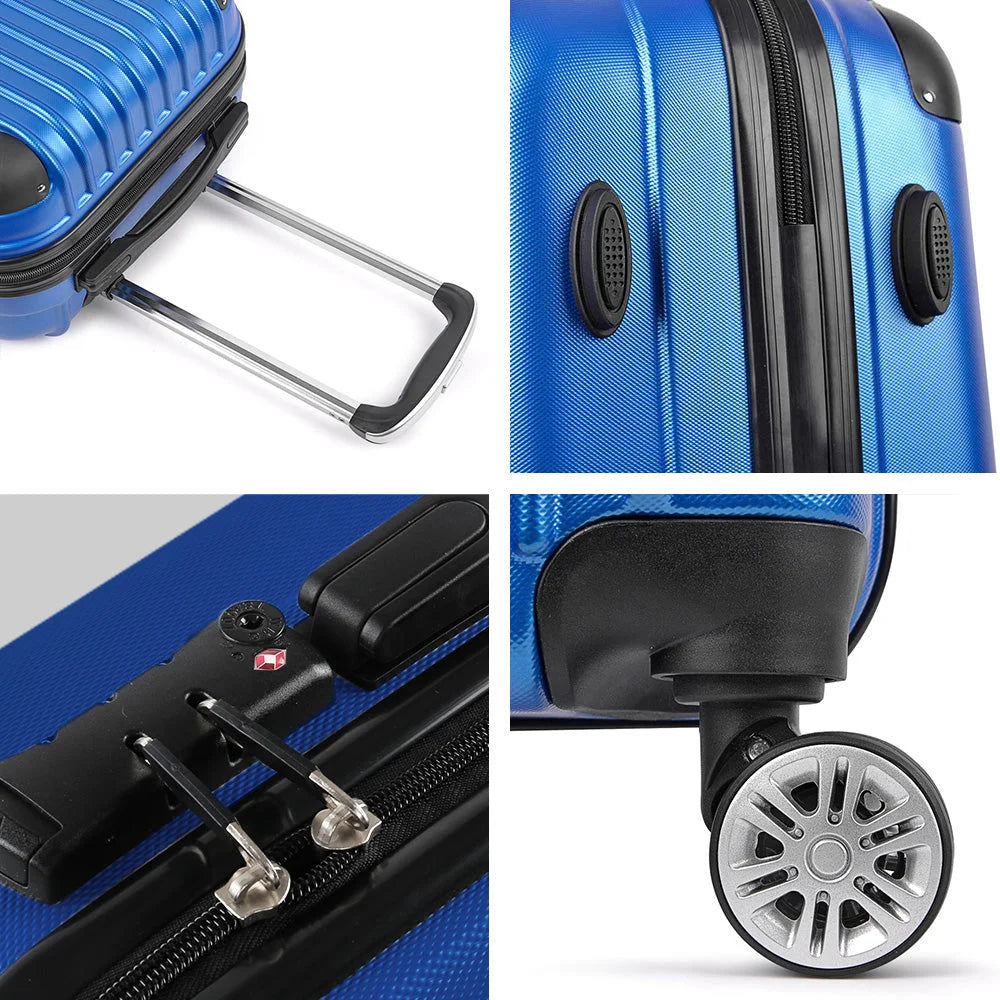 Luggage Trolley Travel Suitcase Set 28’’ TSA Lock Hard Case