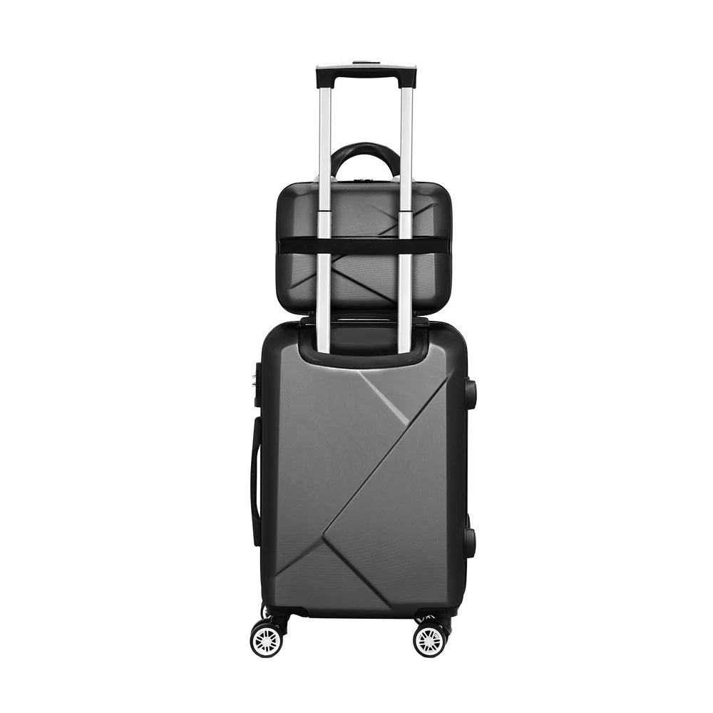 Luggage Trolley Travel Suitcase Set 2pc 12’’ 20’’ Carry