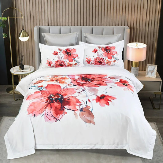 Lulani Floral Quilt Cover Set - Queen Size - Home & Garden
