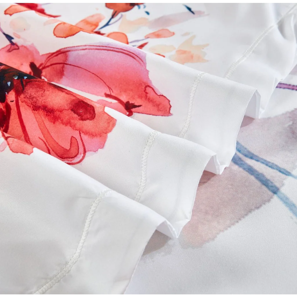 Lulani Floral Quilt Cover Set - Queen Size - Home & Garden