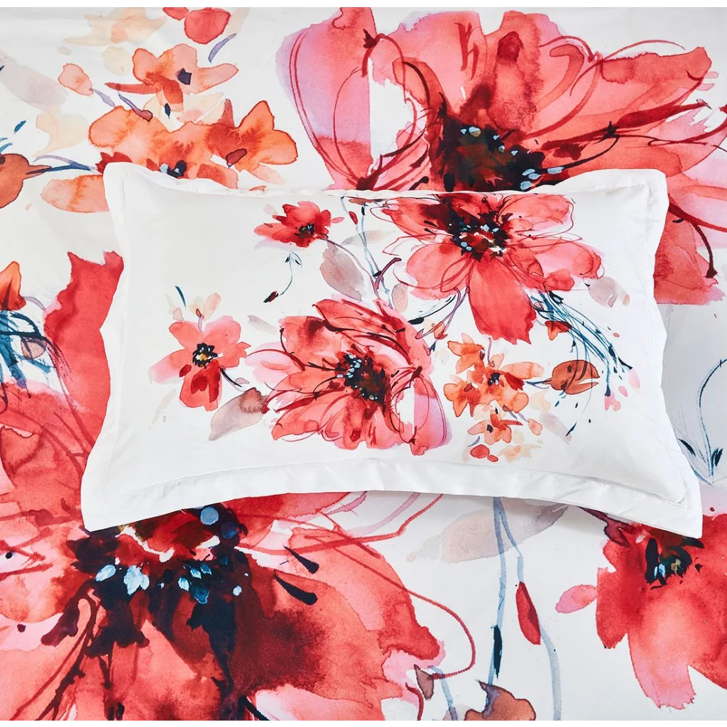 Lulani Floral Quilt Cover Set - Queen Size - Home & Garden