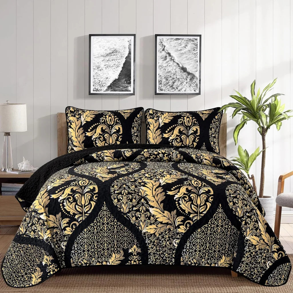 Luminous Quilted Coverlet & Pillowcases Set - Brighten