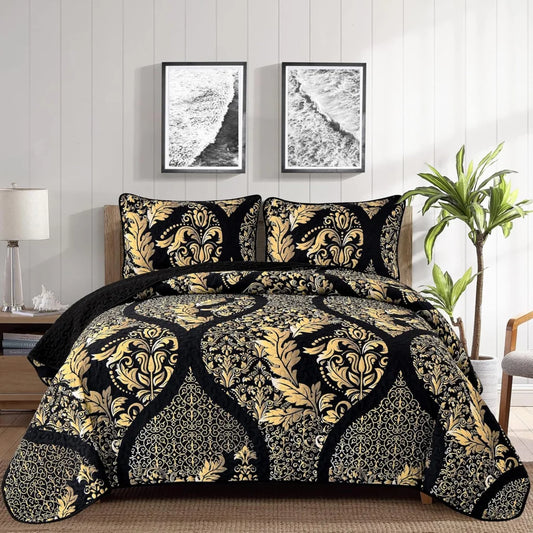 Luminous Quilted Coverlet & Pillowcases Set - Brighten