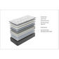 LUNALAND Easeful Eco Spray Foam Pocket Spring Hybrid