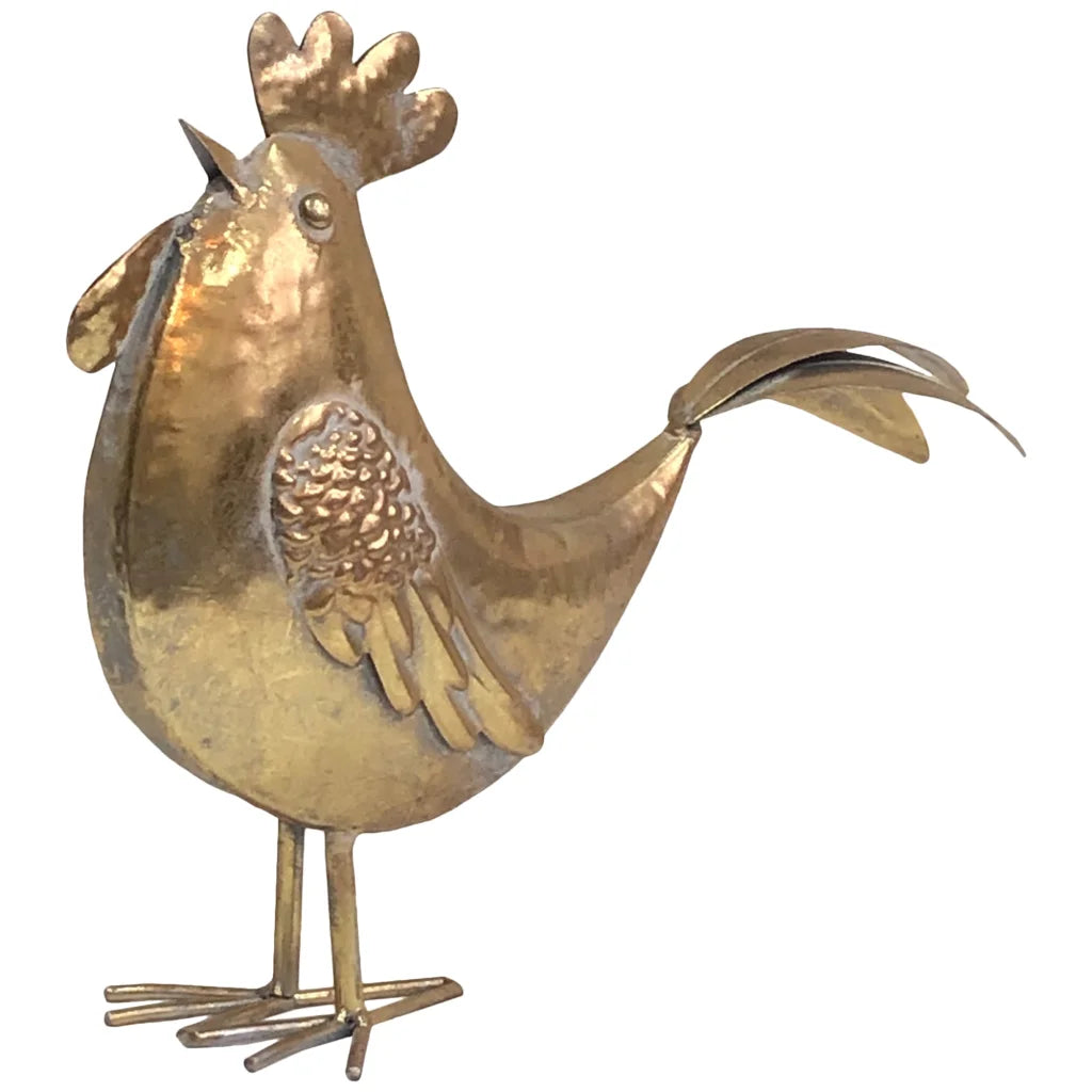 Lustre Gold Chook Long Tail 35x30cm - Audio & Video >
