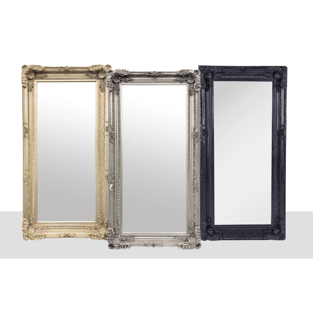 LUX French Provincial Ornate Mirror - Antique Champagne