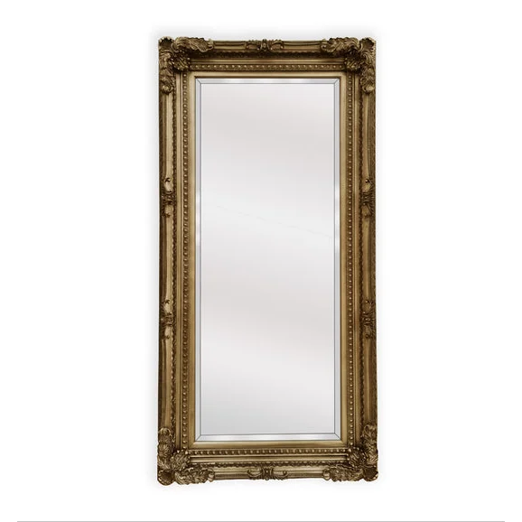 LUX French Provincial Ornate Mirror - Antique Champagne