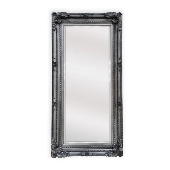 LUX French Provincial Ornate Mirror - Antique Silver - Home