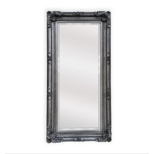 LUX French Provincial Ornate Mirror - Antique Silver - Home